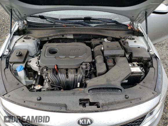 2018 Kia Optima LX with VIN 5XXGT4L36JG188719, listed as a Copart auction lot 81845134 with 101,032 mi miles and Salvage Title. Bid and sale history available at DreamBid. Image 11.