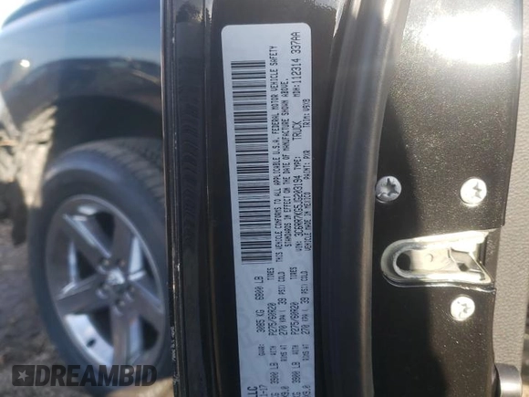 2018 Ram 1500 Express with VIN 3C6RR7KG5JG203194, listed as a Copart auction lot 81693864 with 88,636 mi miles and Salvage title. Bid and sale history available at DreamBid. Image 13.