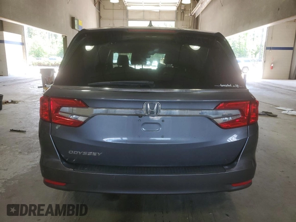 2019 Honda Odyssey EX-L z VIN 5FNRL6H7XKB123313, wystawiony jako Copart lot #56105555 z przebiegiem 50 313 mil mil oraz Szkoda całkowita • Salvage title. Historia ofert i sprzedaży dostępna na DreamBid. Obrazek 6.