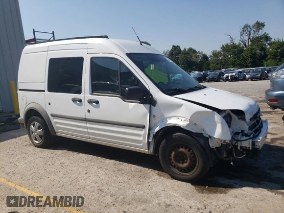 2013 Ford Transit Connect XL with VIN NM0LS6AN4DT129378, listed as a Copart auction lot 68691494 with 153,450 mi miles and Salvage Title. Bid and sale history available at carsss.com. Image 4.
