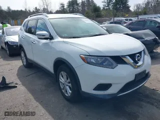2016 Nissan Rogue S with VIN KNMAT2MV6GP605106, listed as a IAAI auction lot 41906913 with 122,911 mi miles. Bid and sale history available at carsss.com. Image 1.