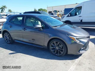 2024 Toyota Corolla Hatchback XSE with VIN JTNC4MBE6R3216167, listed as a IAAI auction lot 41761815 with 29,030 mi miles. Bid and sale history available at carsss.com. Image 1.