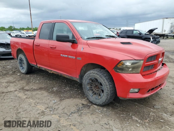 2012 Ram 1500 Sport with VIN 1C6RD7HT9CS134721, listed as a Copart auction lot 61414435 with 249,058 mi miles and Clean title. Bid and sale history available at DreamBid. Image 4.