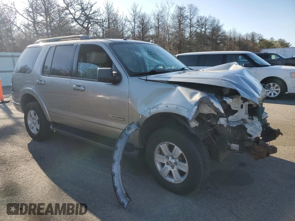 2008 Ford Explorer XLT with VIN 1FMEU73E88UA51000, listed as a Copart auction lot 52261575 with Not Provided miles and Salvage Title. Bid and sale history available at carsss.com. Image 4.