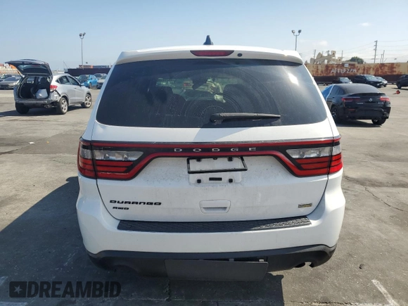 2015 Dodge Durango SXT with VIN 1C4RDJAG2FC240459, listed as a Copart auction lot 55298755 with 126,919 mi miles and Salvage title. Bid and sale history available at DreamBid. Image 6.