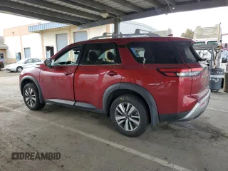 2024 Nissan Pathfinder SL with VIN 5N1DR3CAXRC206771, listed as a Copart auction lot 48818065 with 21,339 mi miles and Salvage title. Bid and sale history available at DreamBid. Image 2.