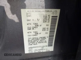 2012 Nissan Titan SV with VIN 1N6BA0ED2CN311628, listed as a IAAI auction lot 41729870 with 241,557 mi miles and . Bid and sale history available at DreamBid. Image 9.