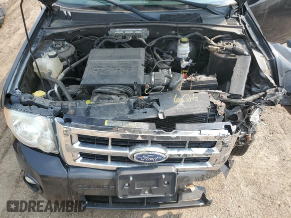 2011 Ford Escape XLT with VIN 1FMCU9DG8BKC43782, listed as a Copart auction lot 60281045 with 123,942 mi miles and Salvage title. Bid and sale history available at DreamBid. Image 12.