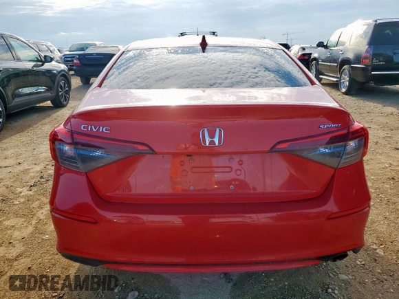 2023 Honda Civic Sport с VIN 2HGFE2F58PH521100, выставлен на аукционе Copart как лот 58333255 с пробегом 23 778 миль миль и Списание • Salvage title. История ставок и продаж доступна на DreamBid. Изображение 6.