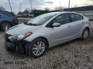 2016 Kia Forte LX with VIN KNAFX4A64G5477718, listed as a Copart auction lot 50207025 with 97,011 mi miles and Salvage Title. Bid and sale history available at carsss.com. Image 1.