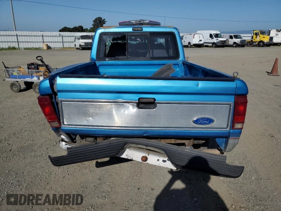 1992 Ford Ranger with VIN 1FTCR14X9NPA40821, listed as a Copart auction lot 53083745 with 63,198 mi miles and Salvage title. Bid and sale history available at DreamBid. Image 6.