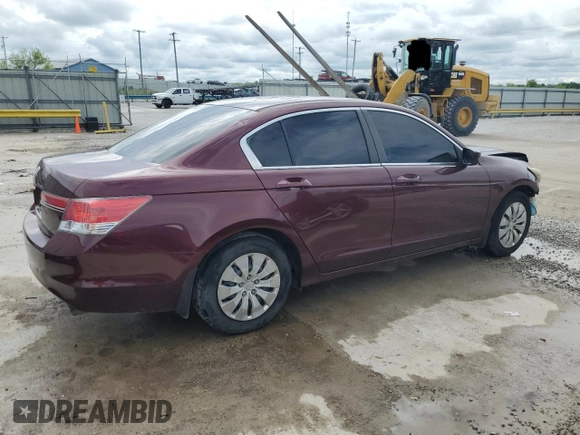 2011 Honda Accord LX z VIN 1HGCP2F34BA088071, wystawiony jako Copart lot #56193615 z przebiegiem 160 850 mil mil oraz Szkoda całkowita • Salvage title. Historia ofert i sprzedaży dostępna na DreamBid. Obrazek 3.
