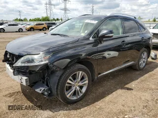 2015 Lexus RX 350 with VIN 2T2BK1BA5FC300853, listed as a Copart auction lot 58793175 with 128,716 mi miles and Salvage title. Bid and sale history available at DreamBid. Image 1.