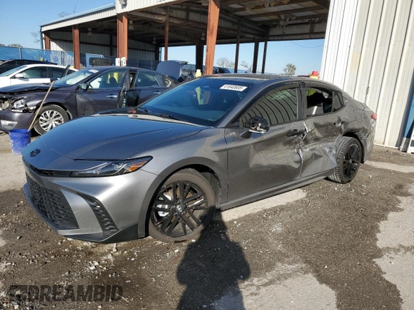2025 Toyota Camry LE with VIN 4T1DAACK2SU553015, listed as a Copart auction lot 41640695 with 5,603 mi miles and Non Repairable. Bid and sale history available at carsss.com. Image 1.