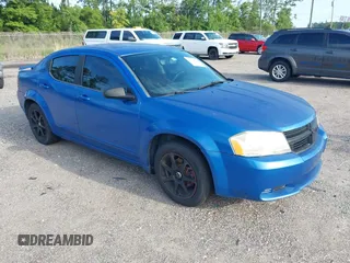 2008 Dodge Avenger SXT with VIN 1B3LC56R48N617716, listed as a IAAI auction lot 42738538 with 162,539 mi miles and . Bid and sale history available at DreamBid. Image 1.