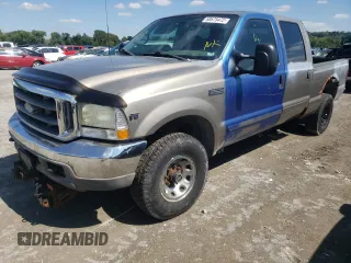 2002 Ford Super Duty F-250 XL with VIN 1FTNW21L12EB95783, listed as a Copart auction lot 58675472 with 203,007 mi miles and Salvage Title. Bid and sale history available at carsss.com. Image 2.