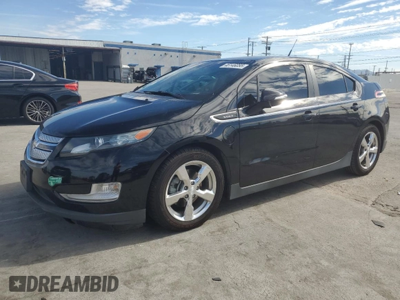 2013 Chevrolet Volt with VIN 1G1RH6E43DU100972, listed as a Copart auction lot 46146055 with 161,257 mi miles and Salvage Title. Bid and sale history available at carsss.com. Image 1.