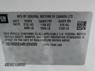 2013 Chevrolet Impala Police with VIN 2G1WD5E34D1259320, listed as a Copart auction lot 88004815 with 136,008 mi miles and Salvage Title. Bid and sale history available at carsss.com. Image 14.