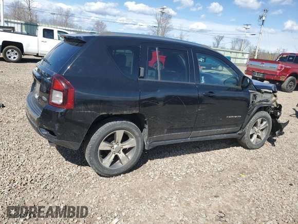 2016 Jeep Compass High Altitude Edition with VIN 1C4NJDEB0GD772702, listed as a Copart auction lot 52634105 with 74,494 mi miles and Salvage Title. Bid and sale history available at carsss.com. Image 3.