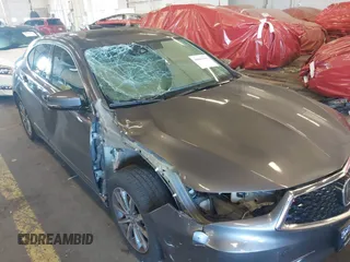 2020 Acura TLX with VIN 19UUB1F37LA006946, listed as a IAAI auction lot 40681393 with 65,754 mi miles. Bid and sale history available at carsss.com. Image 6.