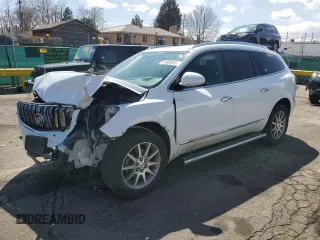 2016 Buick Enclave Leather with VIN 5GAKVBKD9GJ104109, listed as a Copart auction lot 51680945 with 136,079 mi miles and Salvage Title. Bid and sale history available at carsss.com. Image 1.