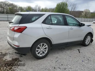 2018 Chevrolet Equinox LS with VIN 2GNAXHEV9J6220837, listed as a Copart auction lot 50612235 with 178,470 mi miles and Salvage Title. Bid and sale history available at DreamBid. Image 3.