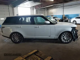 2018 Land Rover Range Rover HSE with VIN SALGS2SV9JA386550, listed as a IAAI auction lot 42189527 with 46,972 mi miles and . Bid and sale history available at DreamBid. Image 14.