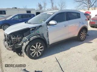 2017 Kia Sportage EX with VIN KNDPNCAC3H7071867, listed as a Copart auction lot 48425195 with 145,237 mi miles and Salvage title. Bid and sale history available at DreamBid. Image 1.
