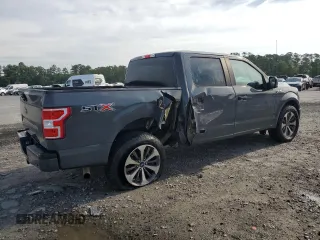 2020 Ford F-150 XL with VIN 1FTEW1CP3LFA33644, listed as a Copart auction lot 57151375 with 125,885 mi miles and Salvage title. Bid and sale history available at DreamBid. Image 3.