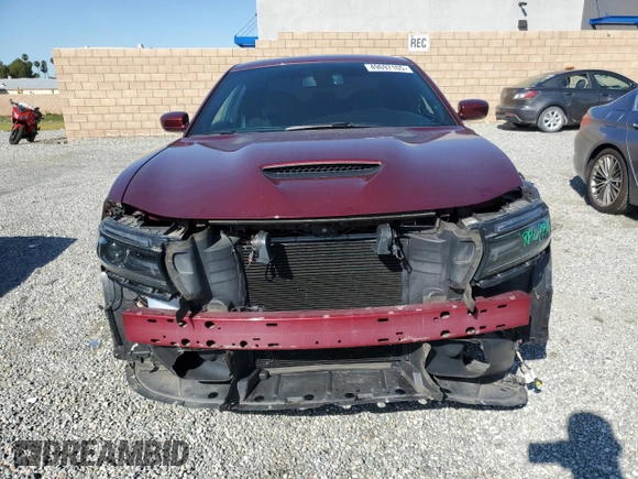 2020 Dodge Charger GT with VIN 2C3CDXHG2LH154208, listed as a Copart auction lot 49697165 with 57,502 mi miles and Salvage Title. Bid and sale history available at carsss.com. Image 5.