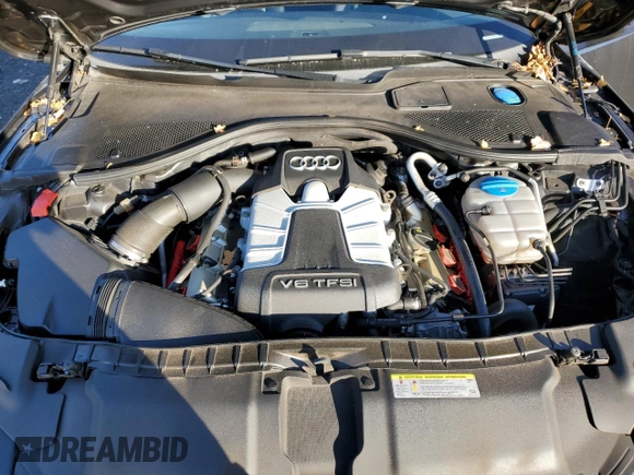 2015 Audi A7 3.0 Premium Plus with VIN WAUWGAFC7FN021773, listed as a Copart auction lot 80571644 with 186,487 mi miles and Salvage Title. Bid and sale history available at carsss.com. Image 11.
