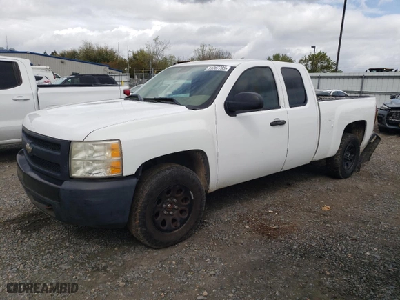 2007 Chevrolet Silverado 1500 LTZ with VIN 1GCEK19067Z595824, listed as a Copart auction lot 51287705 with 127,445 mi miles and Salvage Title. Bid and sale history available at carsss.com. Image 1.