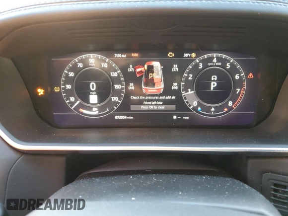 2019 Land Rover Range Rover Sport Dynamic with VIN SALWR2RE5KA833454, listed as a Copart auction lot 44151005 with 72,004 mi miles and Salvage Title. Bid and sale history available at DreamBid. Image 9.