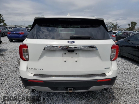 2020 Ford Explorer Limited with VIN 1FMSK7FH8LGA11067, listed as a Copart auction lot 52183545 with 73,511 mi miles and Salvage Title. Bid and sale history available at carsss.com. Image 6.
