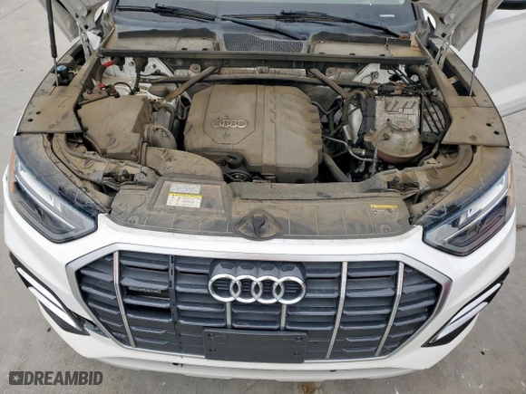 2021 Audi Q5 Premium with VIN WA1AAAFY5M2003212, listed as a Copart auction lot 53697735 with 114,200 mi miles and Clean Title. Bid and sale history available at carsss.com. Image 12.