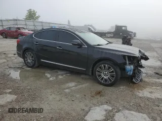 2016 Kia Cadenza Premium with VIN KNALN4D71G5221534, listed as a Copart auction lot 57098144 with 77,783 mi miles and Salvage Title. Bid and sale history available at carsss.com. Image 4.