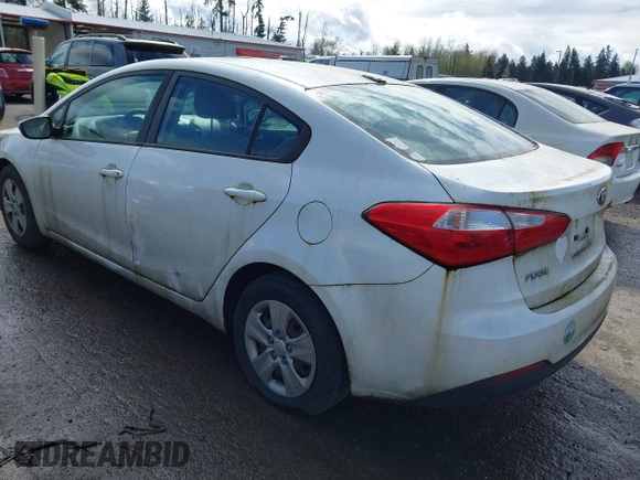 2015 Kia Forte LX with VIN KNAFX4A63F5258103, listed as a IAAI auction lot 41980166 with 144,350 mi miles. Bid and sale history available at carsss.com. Image 3.