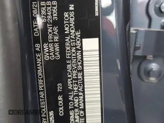 2022 Polestar 2 z VIN LPSED3KA0NL052535, wystawiony jako Copart lot #68872474 z przebiegiem 12 630 mil mil oraz Szkody całkowita. Historia ofert i sprzedaży dostępna na DreamBid. Obrazek 12.