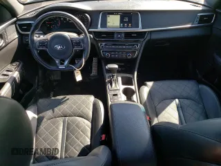 2016 Kia Optima SXL Turbo with VIN 5XXGV4L21GG083385, listed as a Copart auction lot 53548285 with 73,096 mi miles and Salvage title. Bid and sale history available at DreamBid. Image 8.