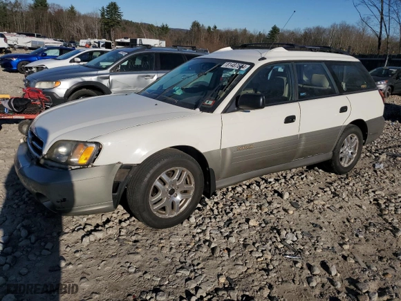 2001 Subaru Legacy Wagon Outback w/RB Equip with VIN 4S3BH665017671569, listed as a Copart auction lot 81487674 with 128,939 mi miles and Salvage Title. Bid and sale history available at carsss.com. Image 1.