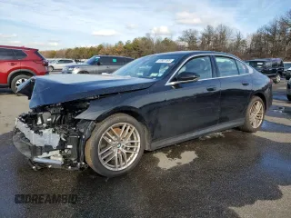 2024 BMW 5 Series 530i xDrive with VIN WBA53FJ01RCR49516, listed as a Copart auction lot 41687495 with 8,529 mi miles and Salvage Title. Bid and sale history available at carsss.com. Image 1.