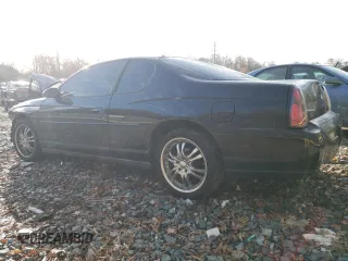 2004 Chevrolet Monte Carlo LS with VIN 2G1WW12EX49165520, listed as a Copart auction lot 82370694 with 97,576 mi miles and Salvage Title. Bid and sale history available at carsss.com. Image 2.