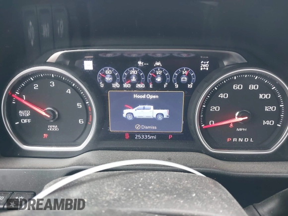 2021 Chevrolet Silverado 1500 LTZ with VIN 3GCUYGET3MG338547, listed as a IAAI auction lot 41621179 with 25,335 mi miles and . Bid and sale history available at DreamBid. Image 7.