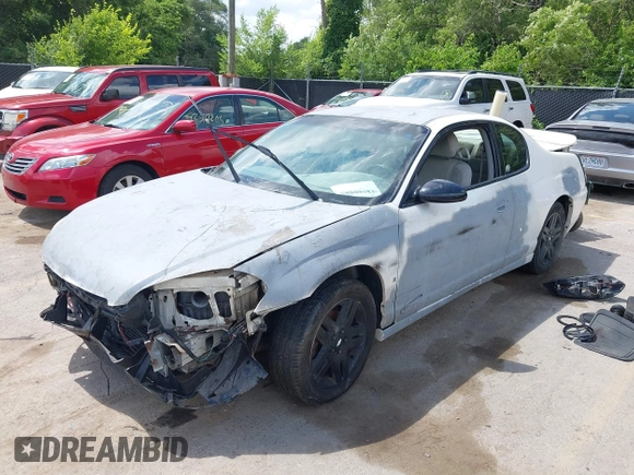 2007 Chevrolet Monte Carlo LT with VIN 2G1WK15K979237826, listed as a IAAI auction lot 42580885 with 155,192 mi miles and . Bid and sale history available at DreamBid. Image 2.