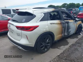 2021 Infiniti QX50 Autograph z VIN 3PCAJ5DA4MF113958, wystawiony jako IAAI lot #42487133 z przebiegiem 59 729 mil mil oraz . Historia ofert i sprzedaży dostępna na DreamBid. Obrazek 4.