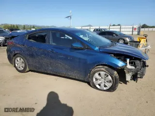 2016 Hyundai Elantra SE with VIN KMHDH4AE5GU601138, listed as a Copart auction lot 51821695 with 150,959 mi miles and Salvage Title. Bid and sale history available at carsss.com. Image 4.
