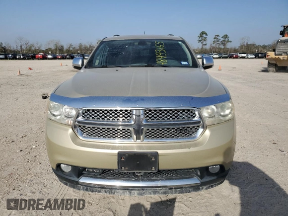 2011 Dodge Durango Citadel with VIN 1D4SD5GT9BC674310, listed as a Copart auction lot 48493165 with 153,232 mi miles and Salvage title. Bid and sale history available at DreamBid. Image 5.