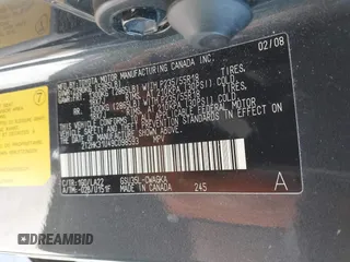 2009 Lexus RX 350 with VIN 2T2HK31U49C098593, listed as a IAAI auction lot 41748587 with 42,857 mi miles and . Bid and sale history available at DreamBid. Image 9.