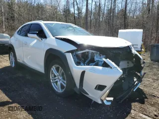 2021 Lexus UX 250h with VIN JTHP9JBH6M2039598, listed as a Copart auction lot 53758085 with 66,383 mi miles and Salvage title. Bid and sale history available at DreamBid. Image 4.