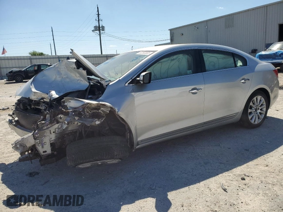 2013 Buick LaCrosse Leather with VIN 1G4GC5E36DF305832, listed as a Copart auction lot 53263865 with 105,373 mi miles and Salvage Title. Bid and sale history available at carsss.com. Image 1.